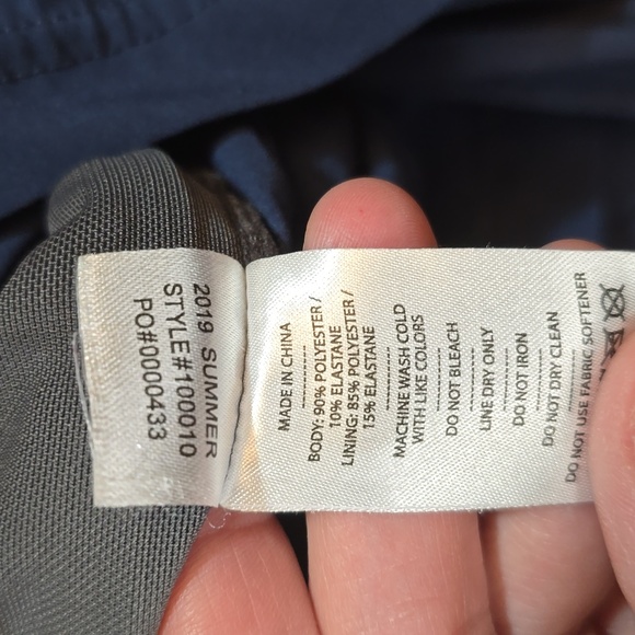 RHONE Mens Mako 7" Lined Short in Navy - Picture 5 of 11